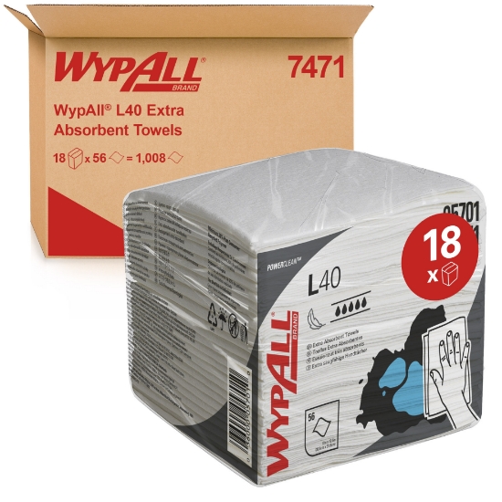 Immagine di 7471 PANNO CLASSIC PIEGATO WYPALL L40