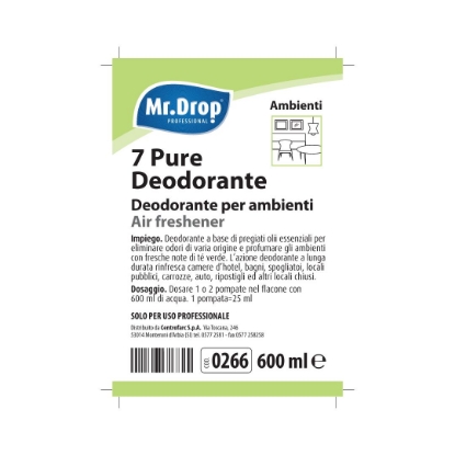 Immagine di ETICHETTA PER SISTEMA DI DILUIZIONE PER 7 PURE DEODORANTE  