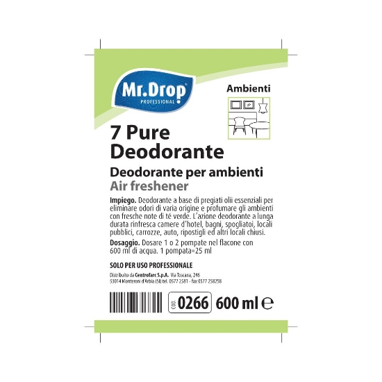 Immagine di ETICHETTA PER SISTEMA DI DILUIZIONE PER 7 PURE DEODORANTE  