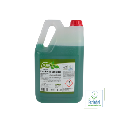 Immagine di PIATTI PLUS ECOLABEL tanica lt.5  