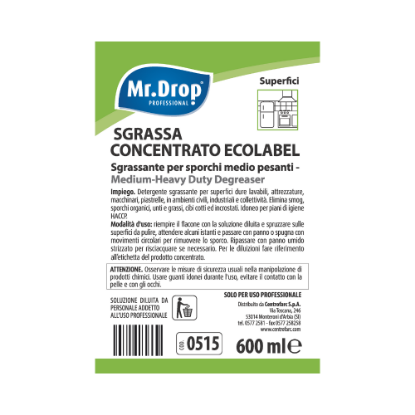 Immagine di ETICHETTA PER SISTEMA DI DILUIZIONE PER SGRASSA ECOLABEL