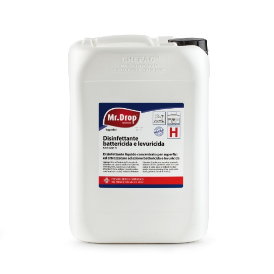 Immagine di DISINFETTANTE BATTERICIDA, LEVURICIDA E VIRUCIDA AMINOSEPT lt.10