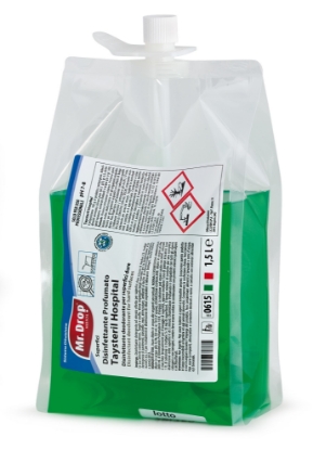 Immagine di 6 DISINFETTANTE PROFUMATO TAYSTERIL sacca lt.1,5  