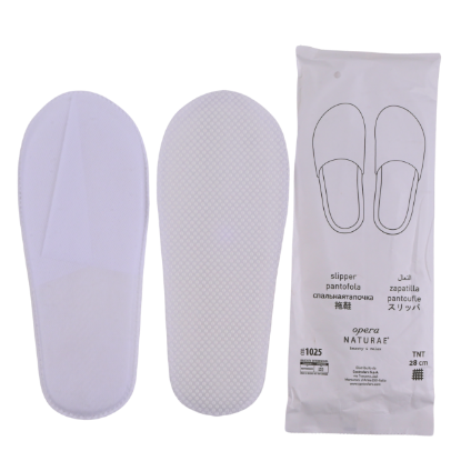 Immagine di PANTOFOLA TNT CHIUSA CON SUOLA OPERA NATURAE CONFEZIONE IN CARTA cm28 