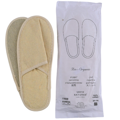 Immagine di PANTOFOLA 100% COTONE OPERA NATURAE CONFEZIONE IN CARTA cm30