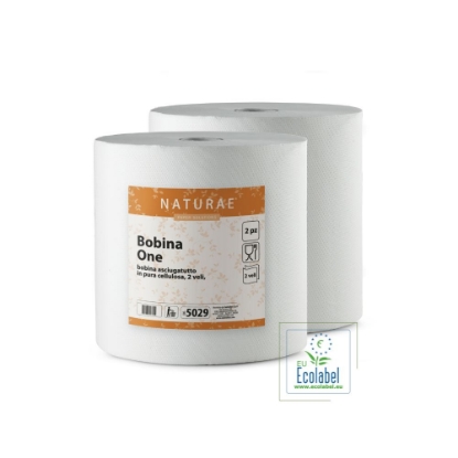 Immagine di BOBINA ONE IN PURA CELLULOSA 2 VELI ECOLABEL