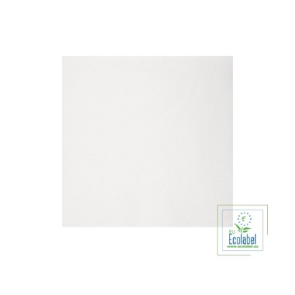 Immagine di TOVAGLIOLO BIANCO ECOLABEL 2 VELI 33x33cm