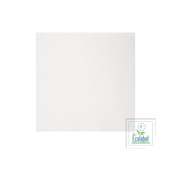 Immagine di TOVAGLIOLO BIANCO ECOLABEL 2 VELI 33x33cm