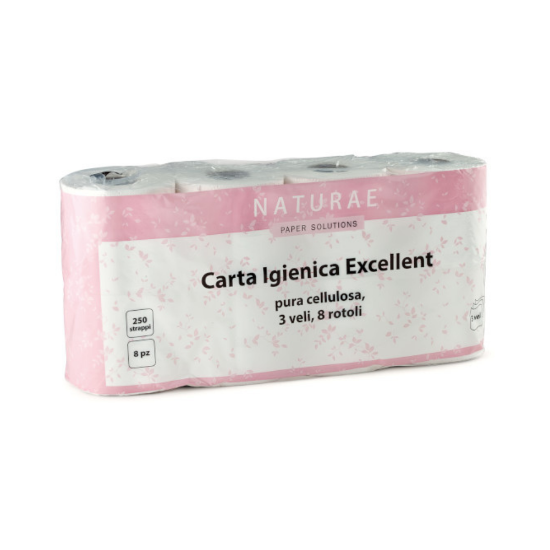 Immagine di CARTA IGIENICA EXCELLENT PURA CELLULOSA 3 VELI ECOLABEL
