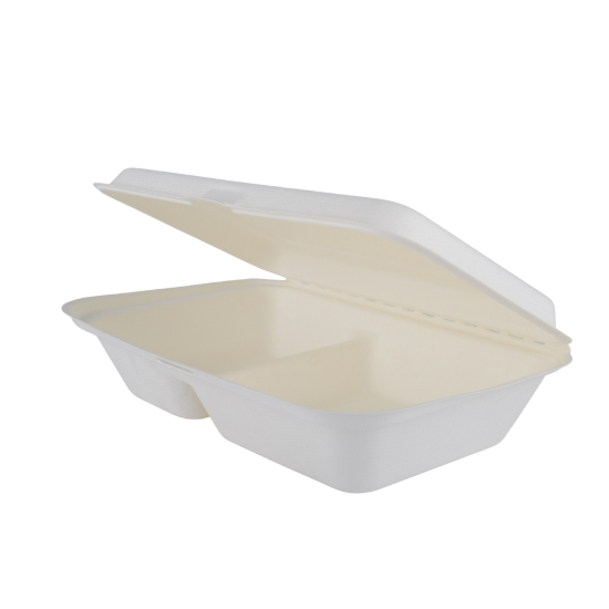 Immagine di SCATOLA IN BAGASSA 2 SCOMPARTI ml.850 25x16x4,8cm