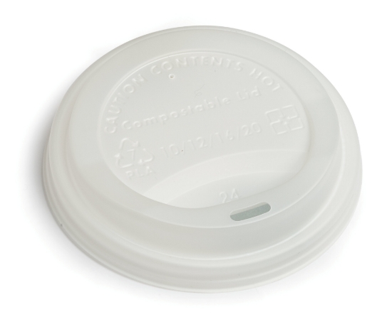 Immagine di COPERCHIO BIANCO BICCHIERE BIO ml.360 