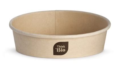 Immagine di CIOTOLA PER INSALATA BIO IN CARTONCINO ml.750 Ø15cm