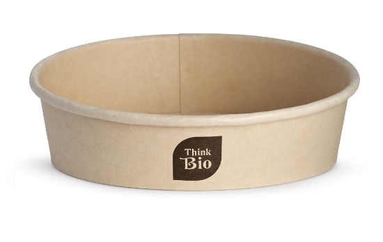 Immagine di CIOTOLA PER INSALATA BIO IN CARTONCINO ml.750 Ø15cm