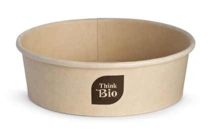 Immagine di CIOTOLA PER INSALATA BIO IN CARTONCINO ml.1050 Ø15cm