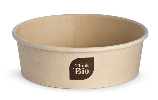 Immagine di CIOTOLA PER INSALATA BIO IN CARTONCINO ml.1050 Ø15cm