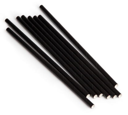 Immagine di CANNUCCIA CARTA NERA Ø0,6x19,7cm