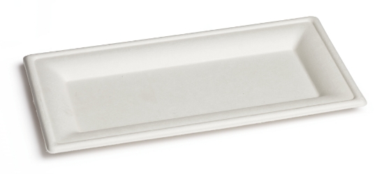 Immagine di PIATTO RETTANGOLARE IN BAGASSA 26x13cm 