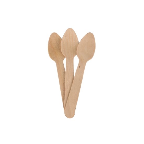Immagine di CUCCHIAINO LEGNO CERATO 110mm 