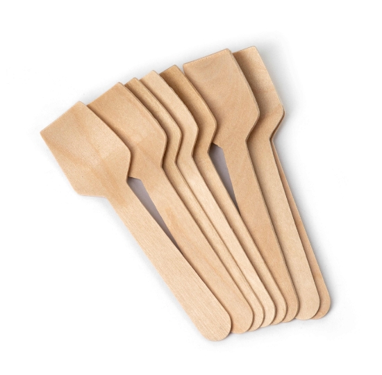 Immagine di PALETTA GELATO IN LEGNO CERATO mm.95