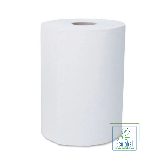 Immagine di 6657 ASCIUGAMANO A ROTOLO SCOTT  BIANCO SLIMROLL ECOLABEL 