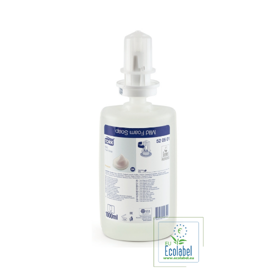 Immagine di 520501 SAPONE A SCHIUMA S4 ECOLABEL ml.1000