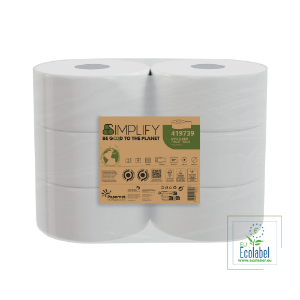 Immagine di CARTA IGIENICA JUMBO MINI 2 VELI CARBON NEUTRAL ECOLABEL