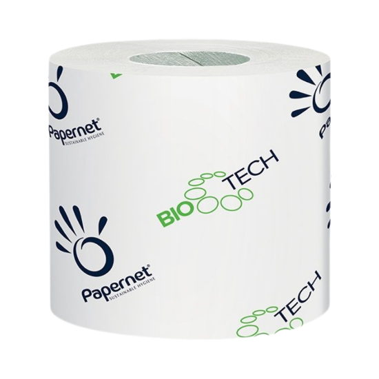 Immagine di CARTA IGIENICA FASCETTATA BIO TECH PURA CELLULOSA 2 VELI ECOLABEL