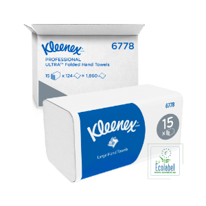 Immagine di 6778 ASCIUGAMANO KLEENEX ULTRA AIRFLEX®2 VELI ECOLABEL