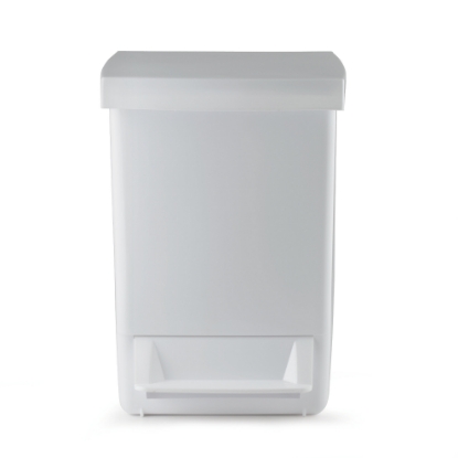 Immagine di PATTUMIERA IN PLASTICA BIANCA C/PEDALE lt.20 