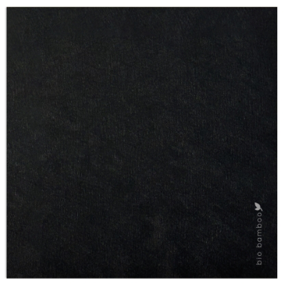 Immagine di TOVAGLIOLO BIO IN BAMBOO BLACK SUPREME/NERO 40x40cm