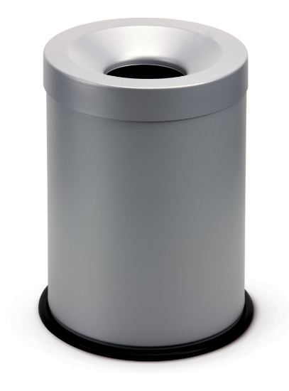 Immagine di GETTACARTE ANTIFUOCO IN METALLO lt.15  