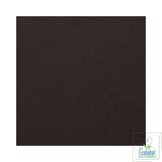 Immagine di TOVAGLIOLO 2 VELI NERO ECOLABEL 24x24cm 