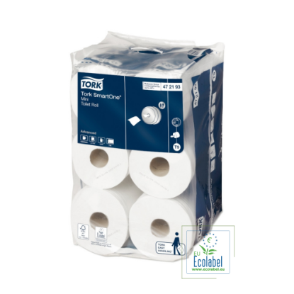 Immagine di 472193 TORK ROTOLO CARTA IGIENICA SMARTONE MINI ECOLABEL