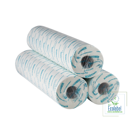 Immagine di LENZUOLINO MEDICO ECOLABEL PURA CELLULOSA MICROGOFFRATA cm 49.5x48   