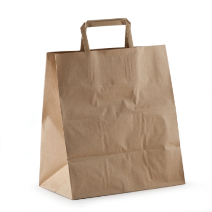 Immagine di BORSE CARTA AVANA CON MANIGLIA 32x17x45cm