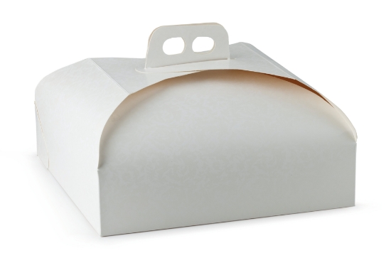 Immagine di SCATOLA TORTA BIANCO RAMAGE Ø40cm  