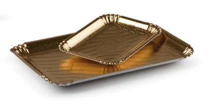 Immagine di VASSOIO CARTONE ORO N.6 IT 23x32cm