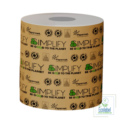 Immagine di CARTA IGIENICA FASCETTATA PURA CELLULOSA 2 VELI CARBON NEUTRAL ECOLABEL