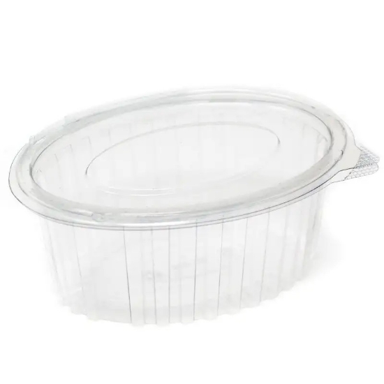 Immagine di VASCHETTA CON COPERCHIO A STRAPPO IN APET 1500cc