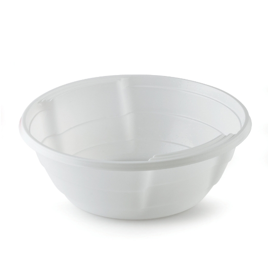 Immagine di CIOTOLA INSALATA BIANCA IN POLIPROPILENE 670cc  