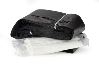 Immagine di SACCO NERO POLIETILENE A 3 STRATI Ø37cmx60mt