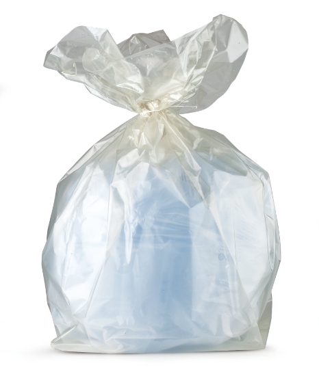 Immagine di SACCHI NU TRASPARENTI HDPE 110lt 12my 18gr 70x110cm 