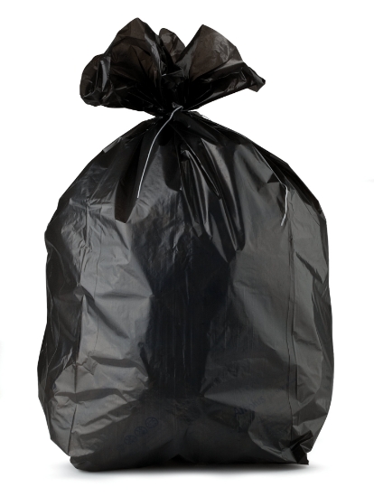 Immagine di SACCHI NU NERI LDPE 110lt 25my 35gr 70x110cm   