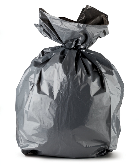 Immagine di SACCHI NU GRIGI TRASPARENTI HDPE 110lt 12my 18gr 70X110cm  