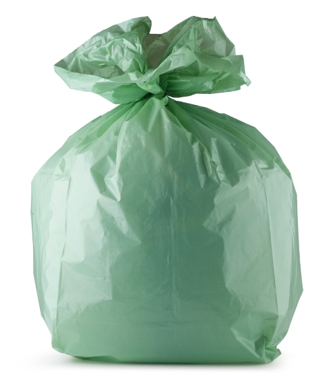 Immagine di SACCHI NU VERDI LDPE 160lt 35my 60gr 82x110cm