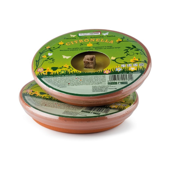 Immagine di FIACCOLA CITRONELLA BASE IN COCCIO Ø15,5cm   