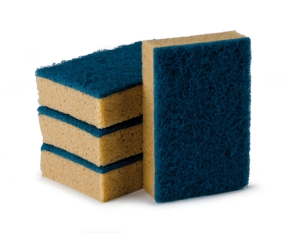 Immagine di SPUGNA ACCOPPIATA ANTIGRAFFIO BLU 7400  