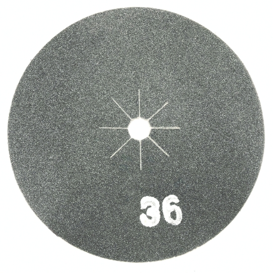 Immagine di DISCO CARTA ABRASIVA NERO 0/405 grana 36