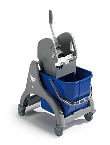 Immagine di CARRELLO MONOVASCA NICK GRIGIO CON STRIZZATORE lt.25