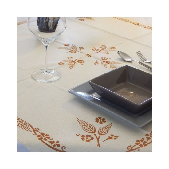 Immagine di TOVAGLIA SPIGA OCRA 100x100 